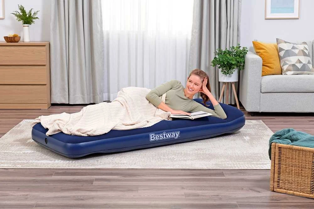 Pripučiamas vienvietis čiužinys Bestway 67223, Mėlynas
