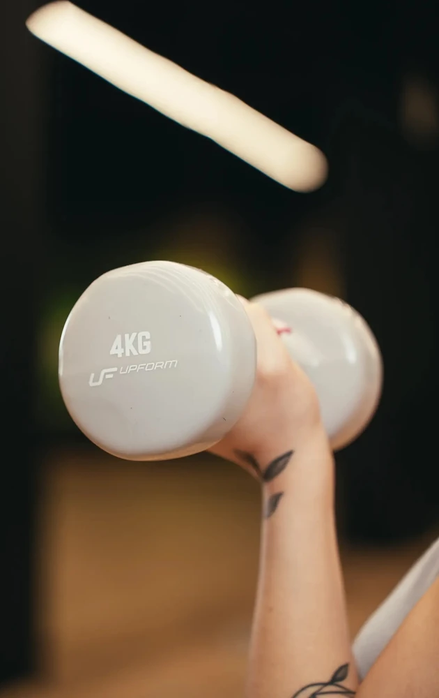 Vinilinis hantelis 4kg - UpForm