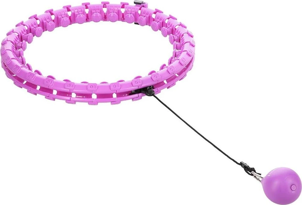 HHW12 PLUS SIZE VIOLET HULA HOOP WITH WEIGHT HMS