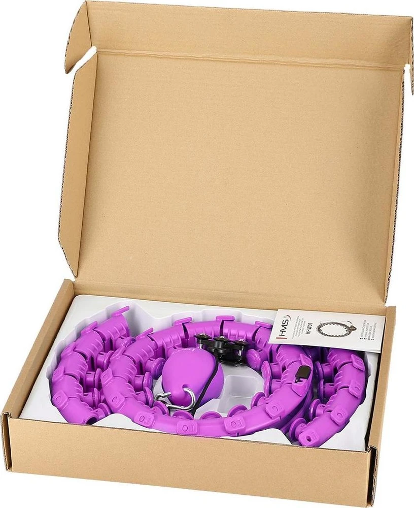 HHW12 PLUS SIZE VIOLET HULA HOOP WITH WEIGHT HMS