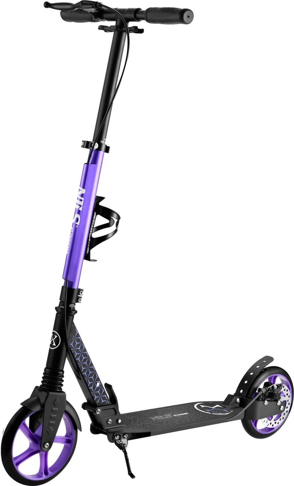 Violetinis paspirtukas Nils Extreme HM124T su diskiniu stabdžiu