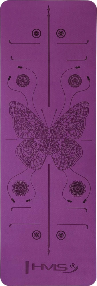 Violetinis TPE jogos kilimėlis YM10 HMS
