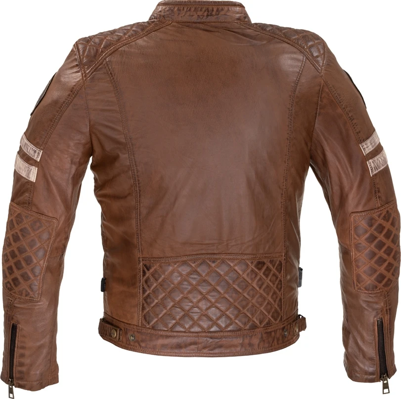 Vyriška moto striukė Jacket W-TEC Milano odinė