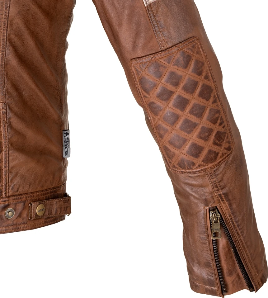 Vyriška moto striukė Jacket W-TEC Milano odinė