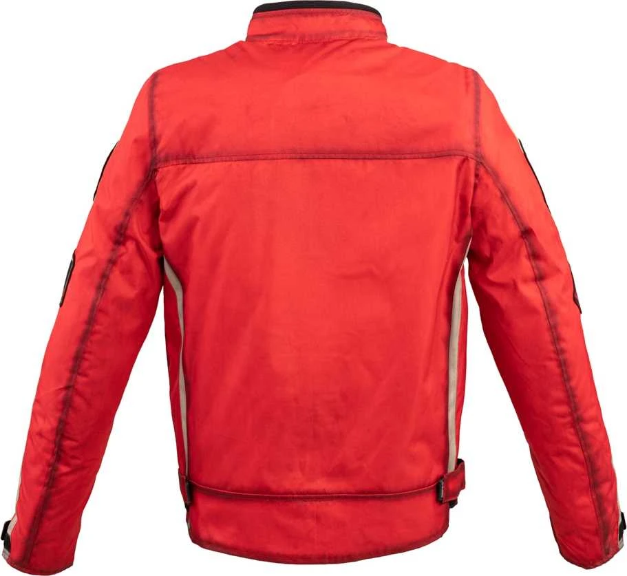 Vyriška moto striukė W-TEC Patriot raudona, tekstilinė