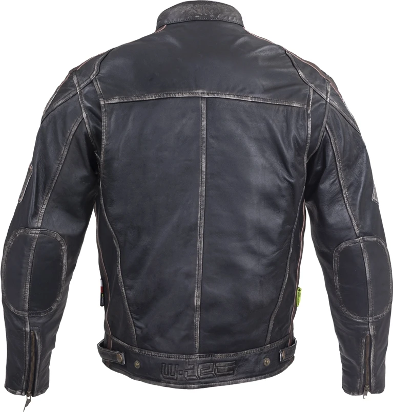 Vyriška odinė motociklininko striukė W-TEC Sheawen Vintage