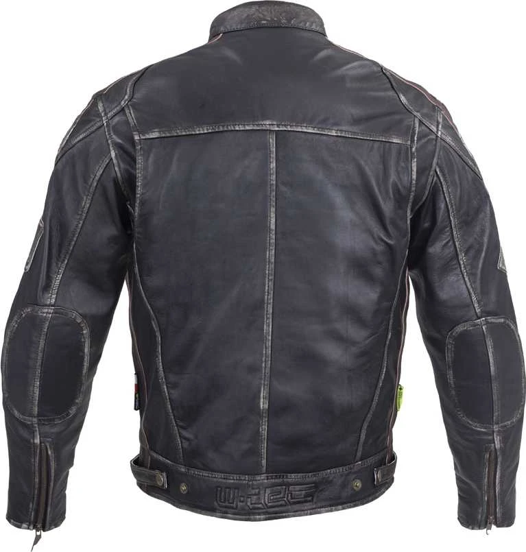 Vyriška odinė motociklininko striukė W-TEC Sheawen Vintage