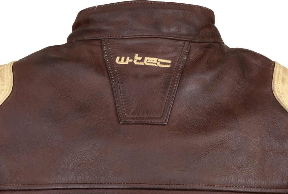 Vyriška odinė motociklo striukė W-TEC Retro