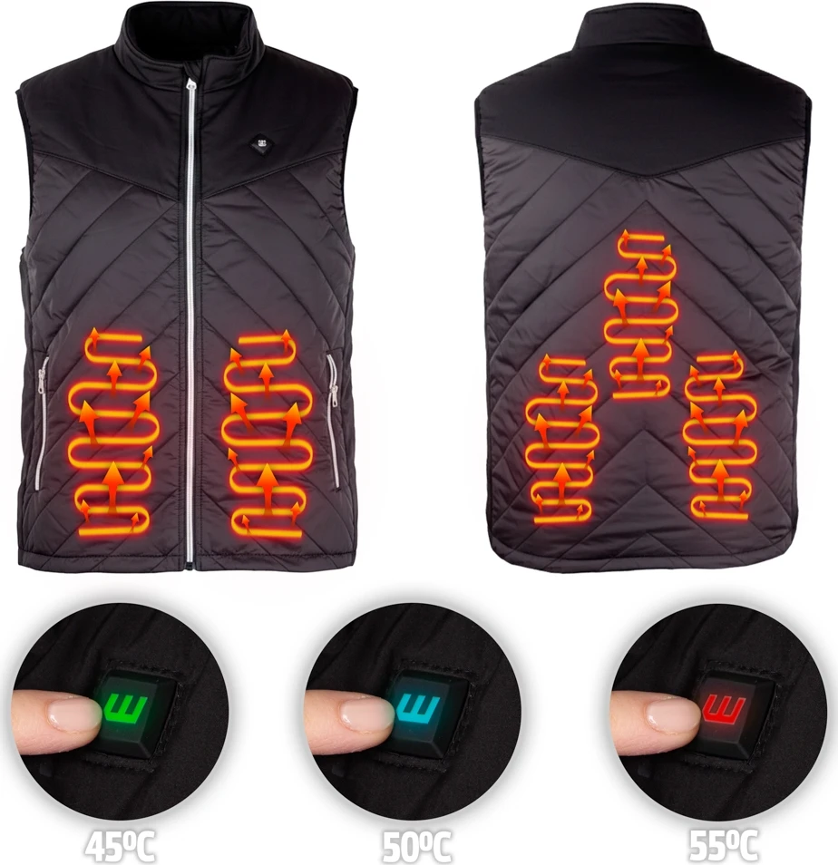 Vyriška šildoma liemenė inSPORTline WARMhim