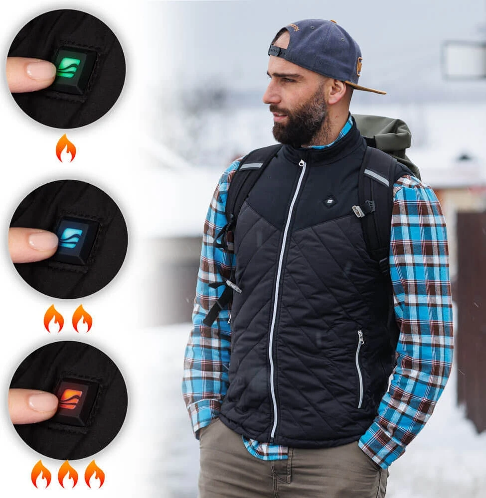 Vyriška šildoma liemenė inSPORTline WARMhim