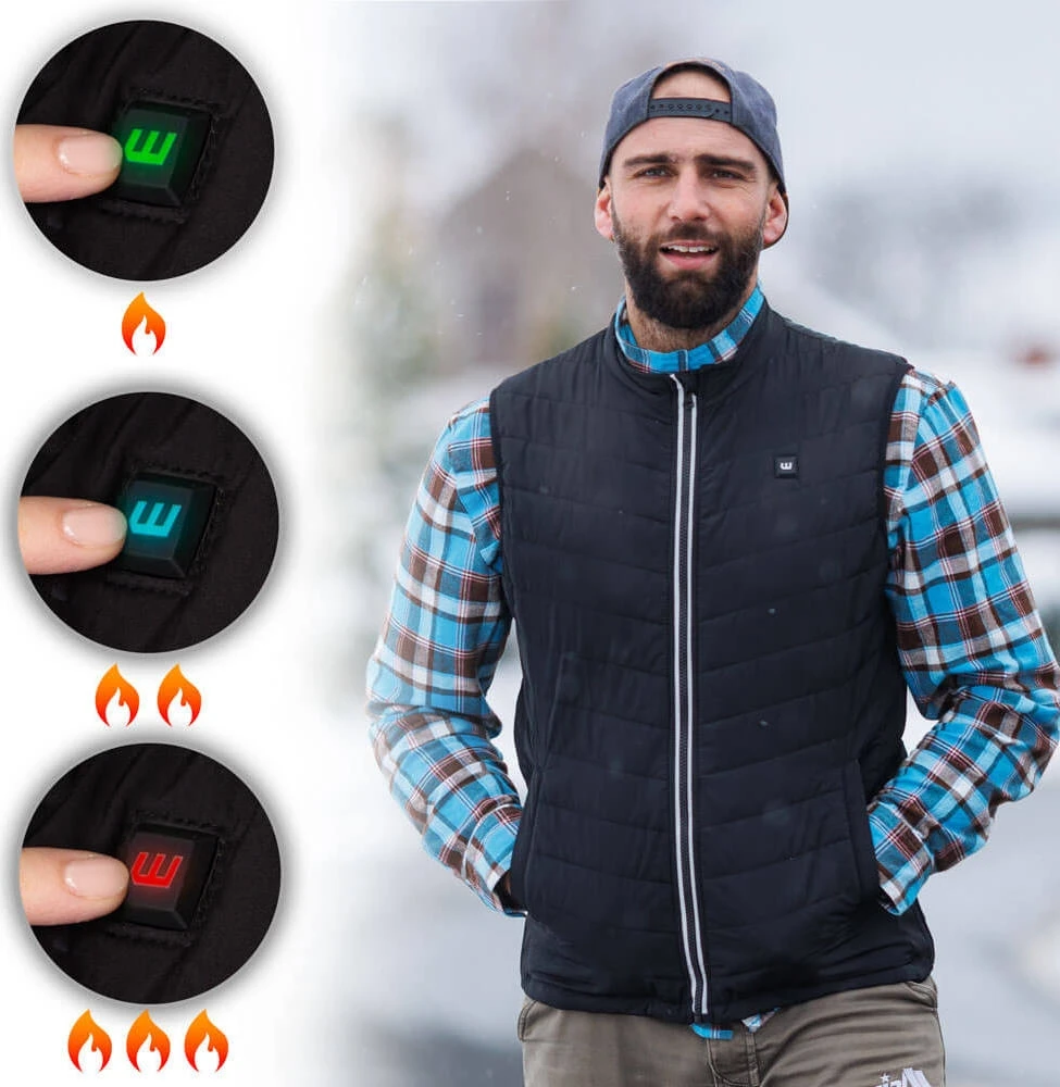 Šildoma liemenė W-TEC HEATstem vyrams