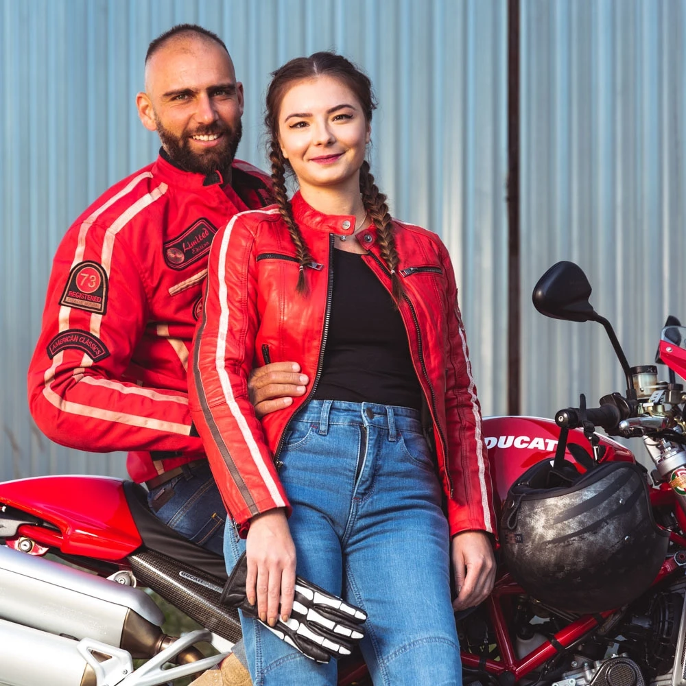 Vyriška tekstilinė striukė W-TEC Patriot Raudona