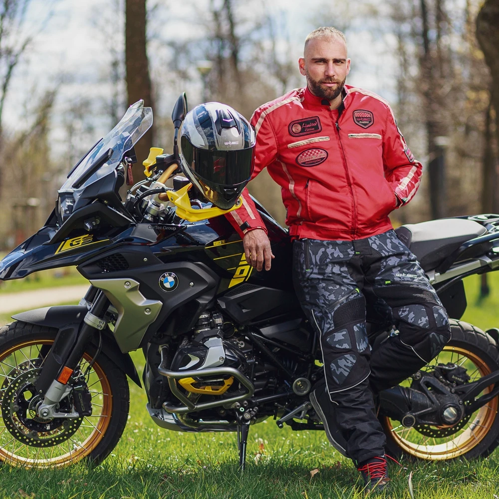 Vyriška tekstilinė striukė W-TEC Patriot Raudona