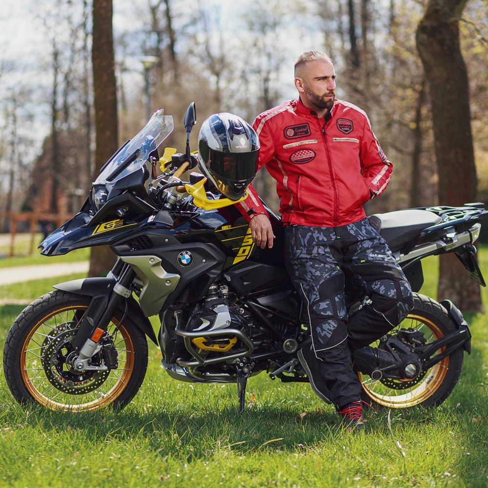 Vyriška tekstilinė striukė W-TEC Patriot Raudona