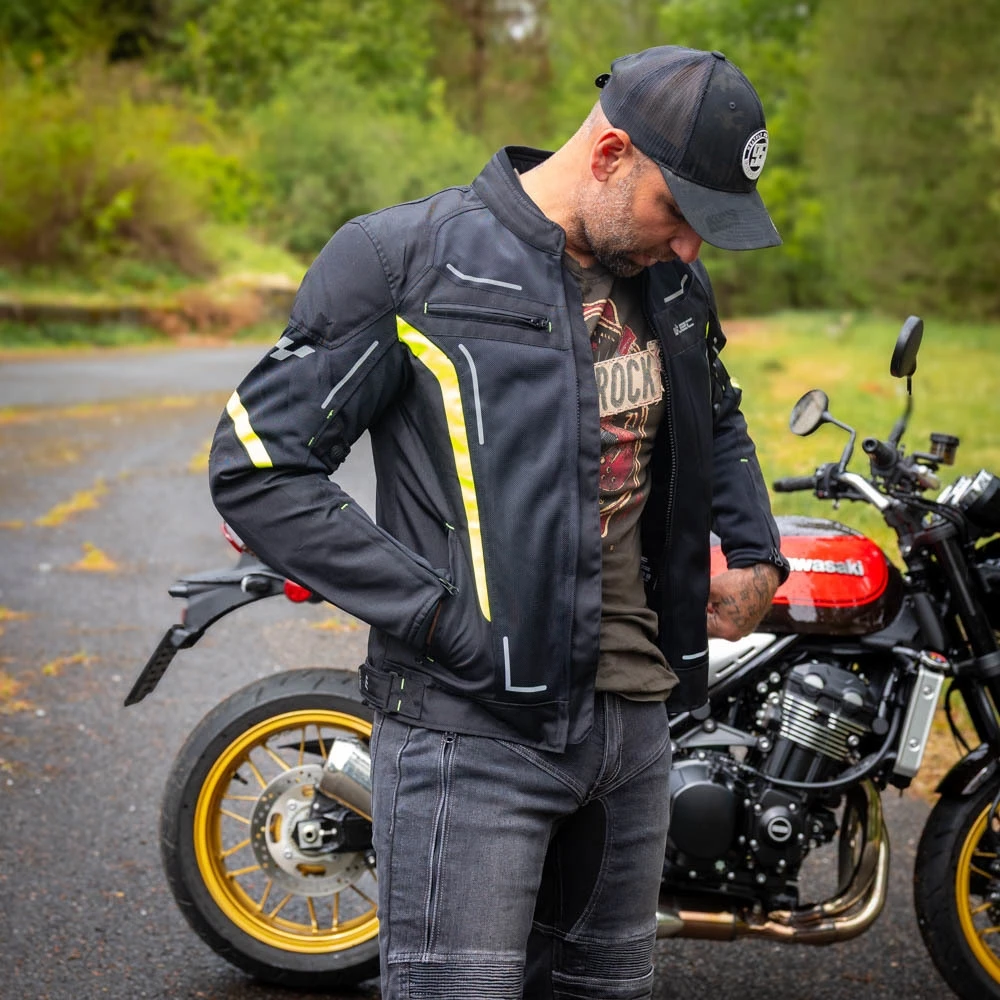 Vyriška vasarinė motociklininko striukė W-TEC Mirelio