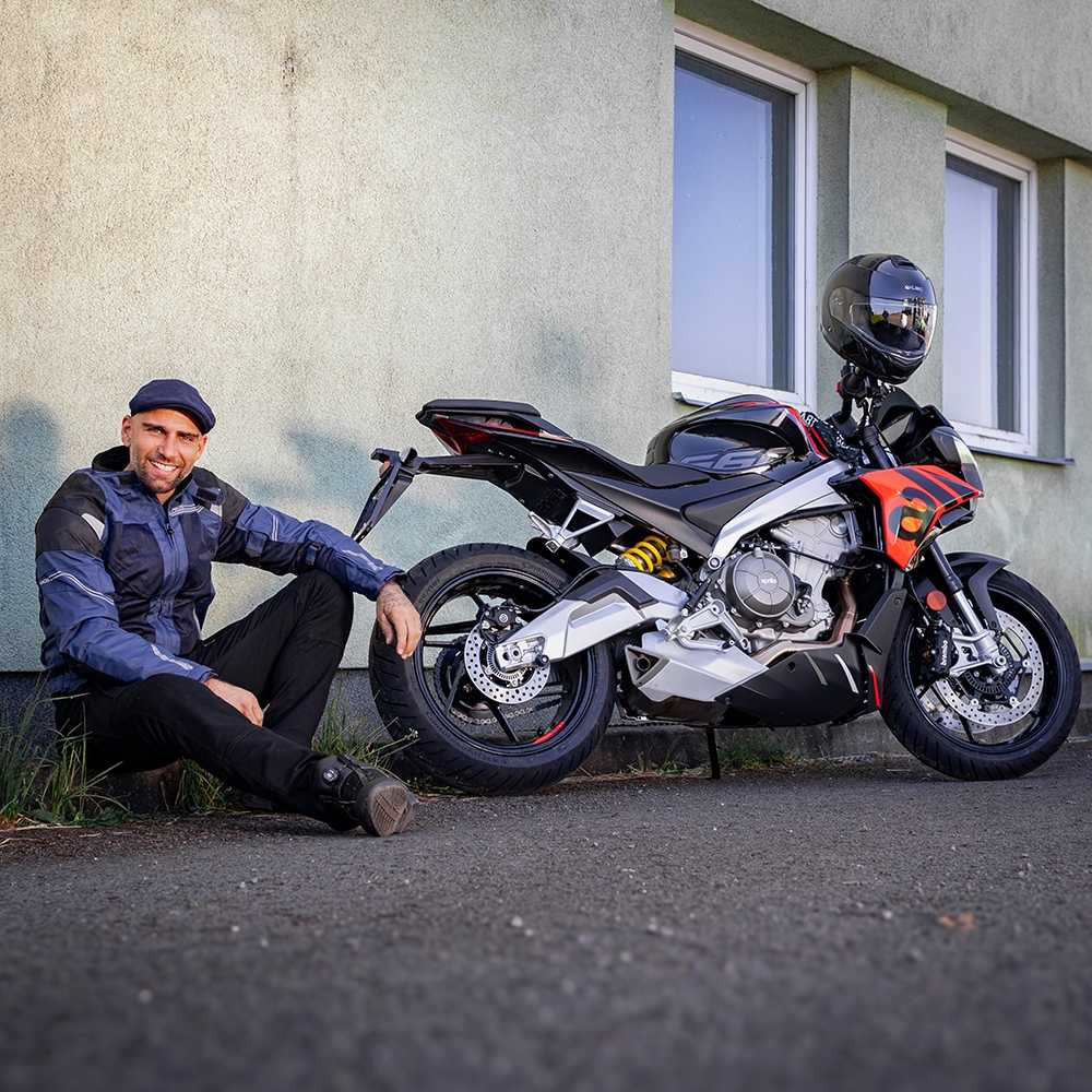 Vyriška vasarinė motociklininko striukė BOS Hobart