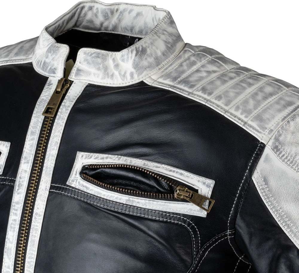 Vyriška odinė striukė W-TEC Esbiker