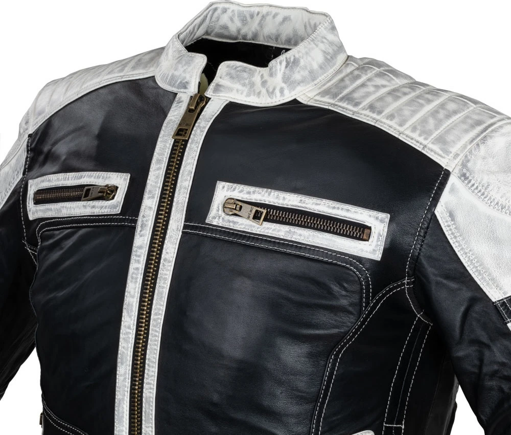 Vyriška odinė striukė W-TEC Esbiker