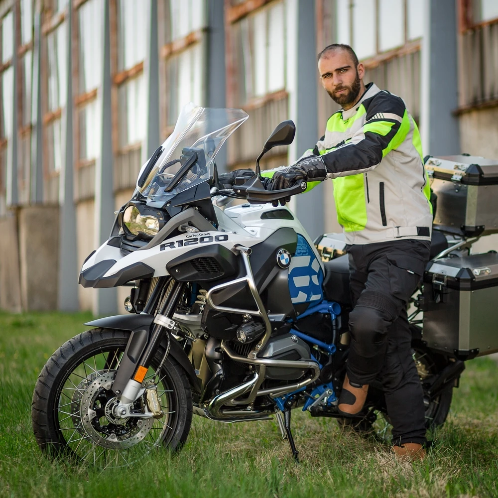 Vyriška vasarinė motociklininko striukė W-TEC Saigair