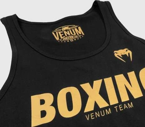 Vyriški berankoviai marškinėliai Venum Boxing VT - Juodas/Gold