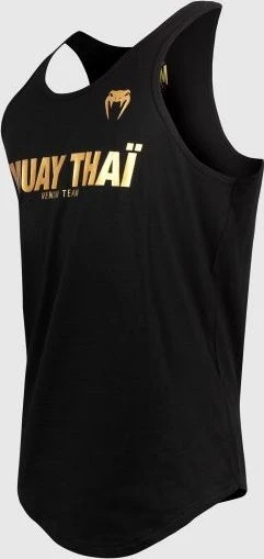Vyriški berankoviai marškinėliai Venum Muay Thai VT - Juodas/Gold