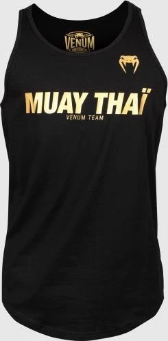 Vyriški berankoviai marškinėliai Venum Muay Thai VT - Juodas/Gold