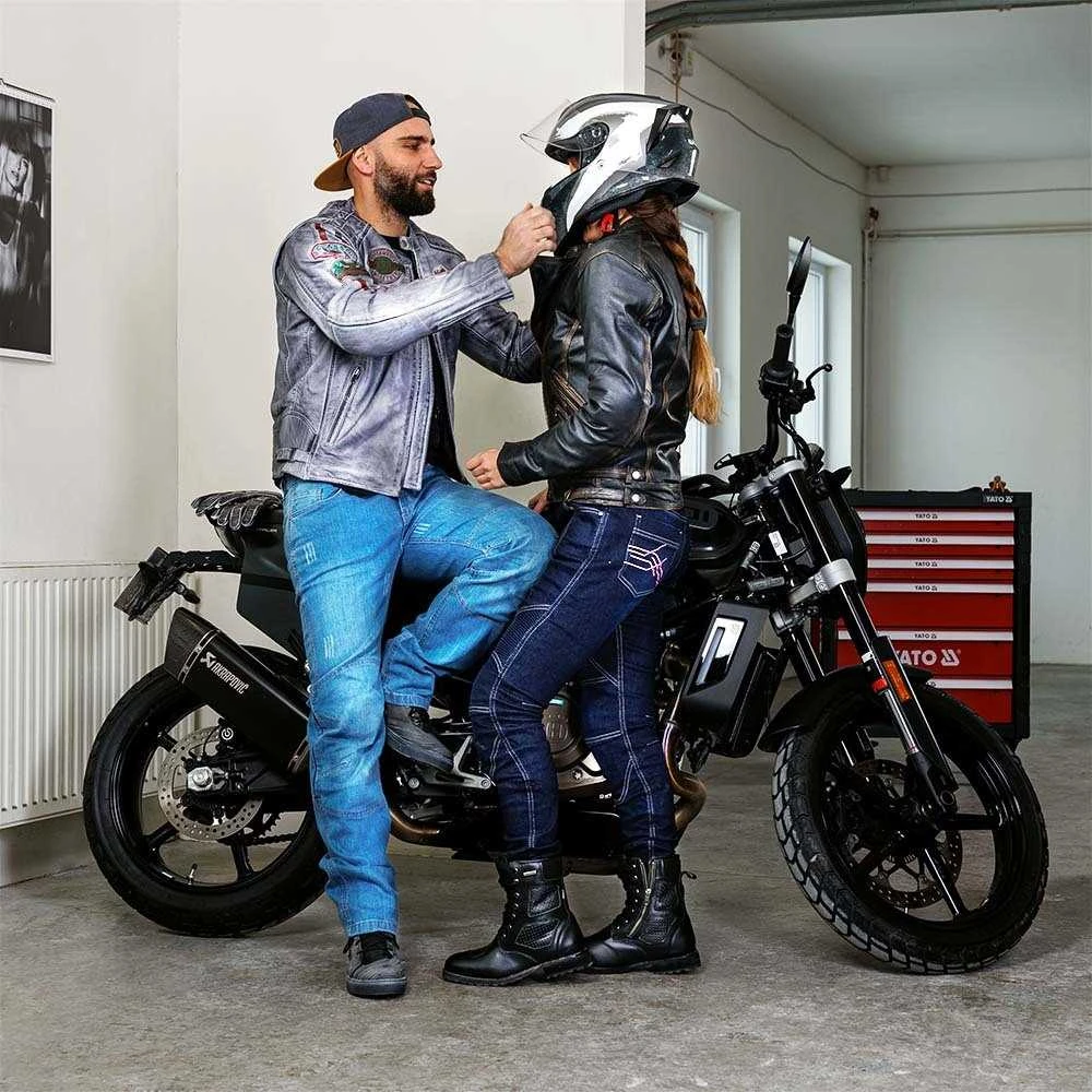 Vyriški Kevlar moto džinsai W-TEC Shiquet