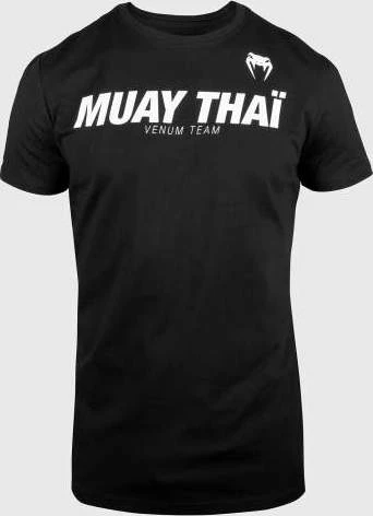 Marškinėliai Venum Muay Thai VT, juodi/balti
