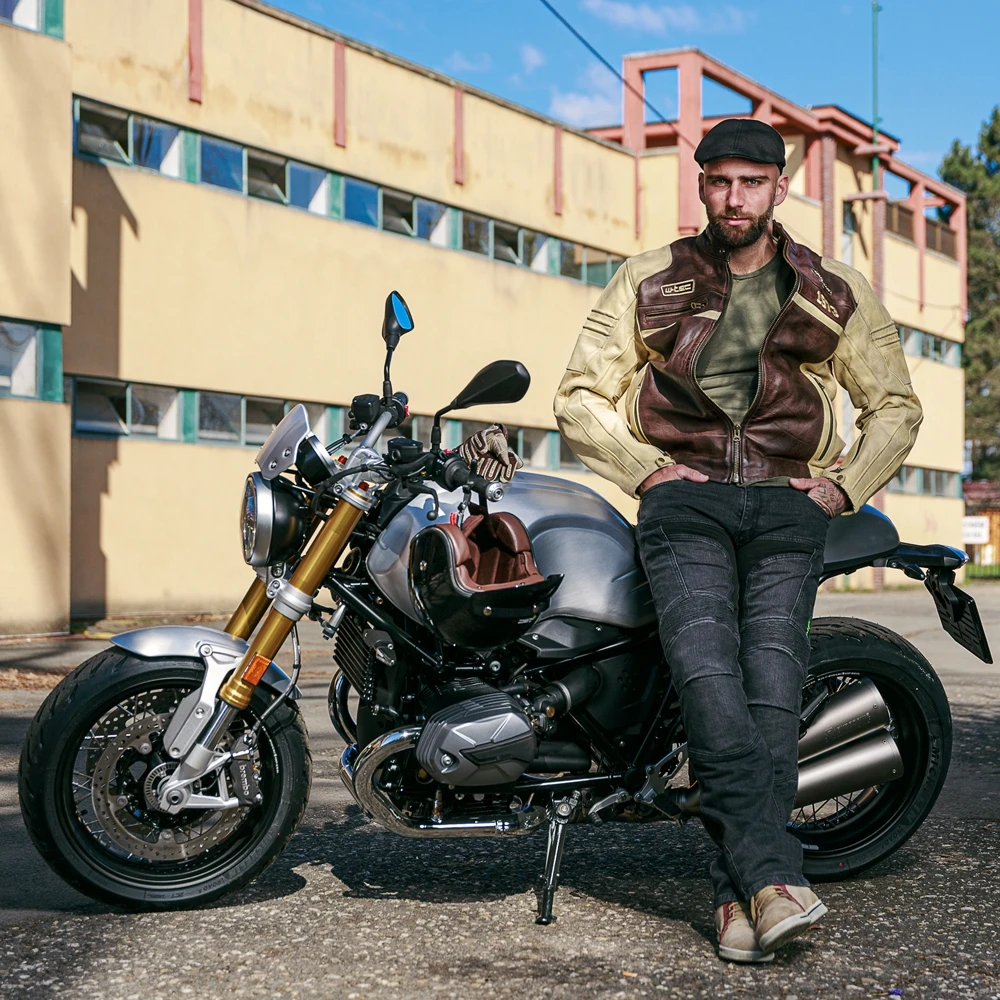 Vyriški moto džinsai W-TEC Alfred CE