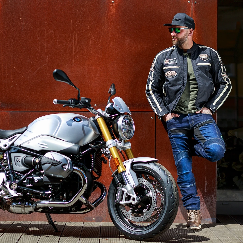 Vyriški moto džinsai W-TEC Alfred CE