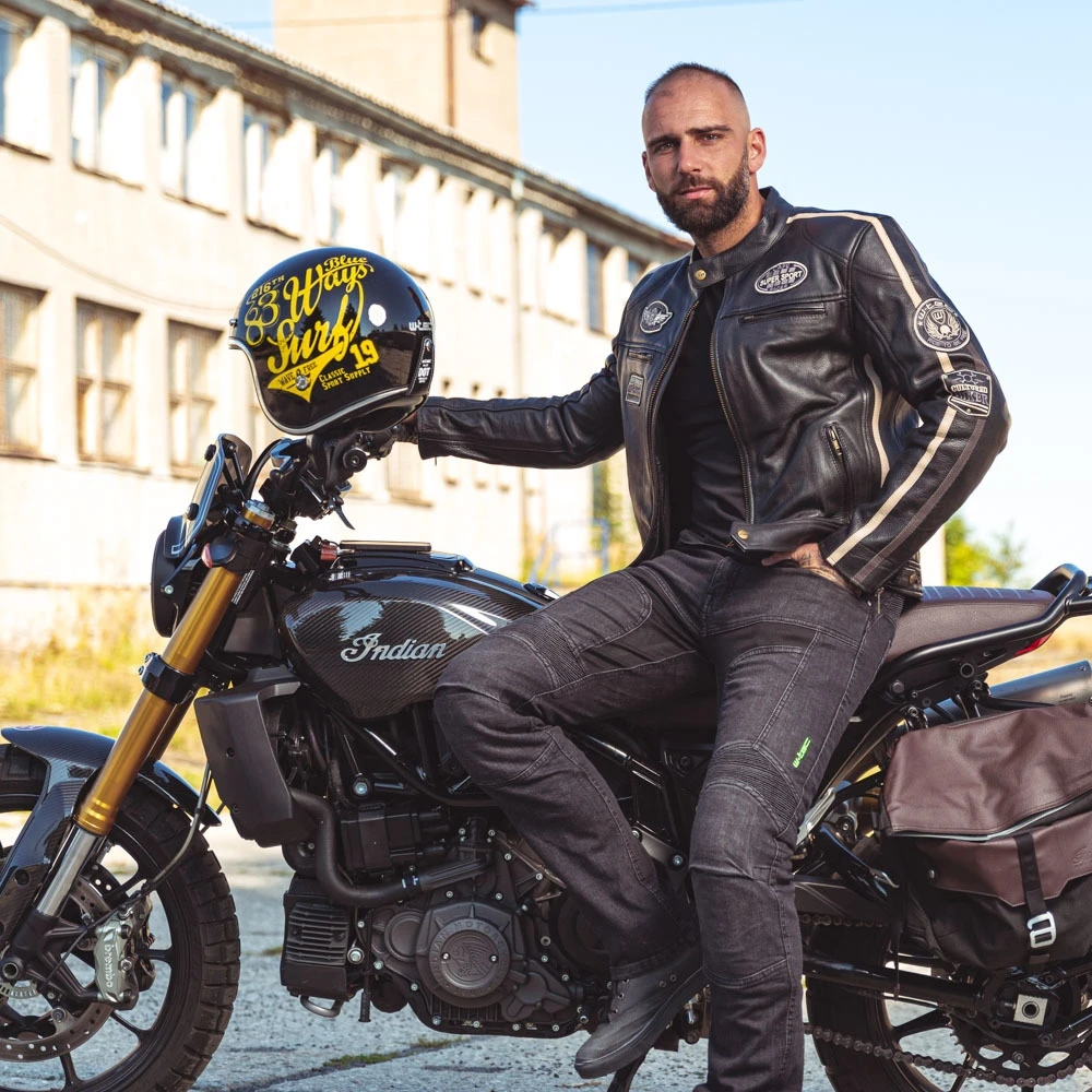 Vyriški moto džinsai W-TEC Alfred CE