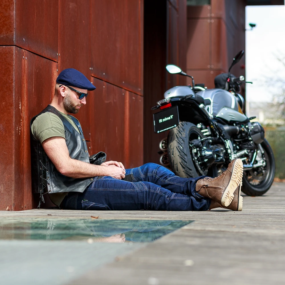 Vyriški moto džinsai W-TEC Alfred CE