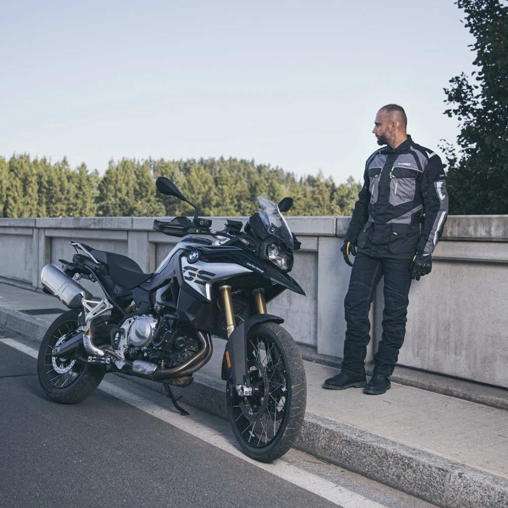 Vyriški moto džinsai W-TEC Pawted Dark