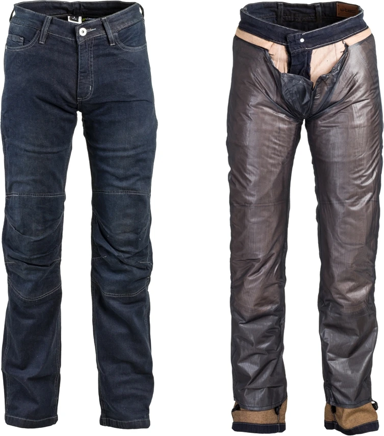Vyriški moto džinsai W-TEC Pawted Dark