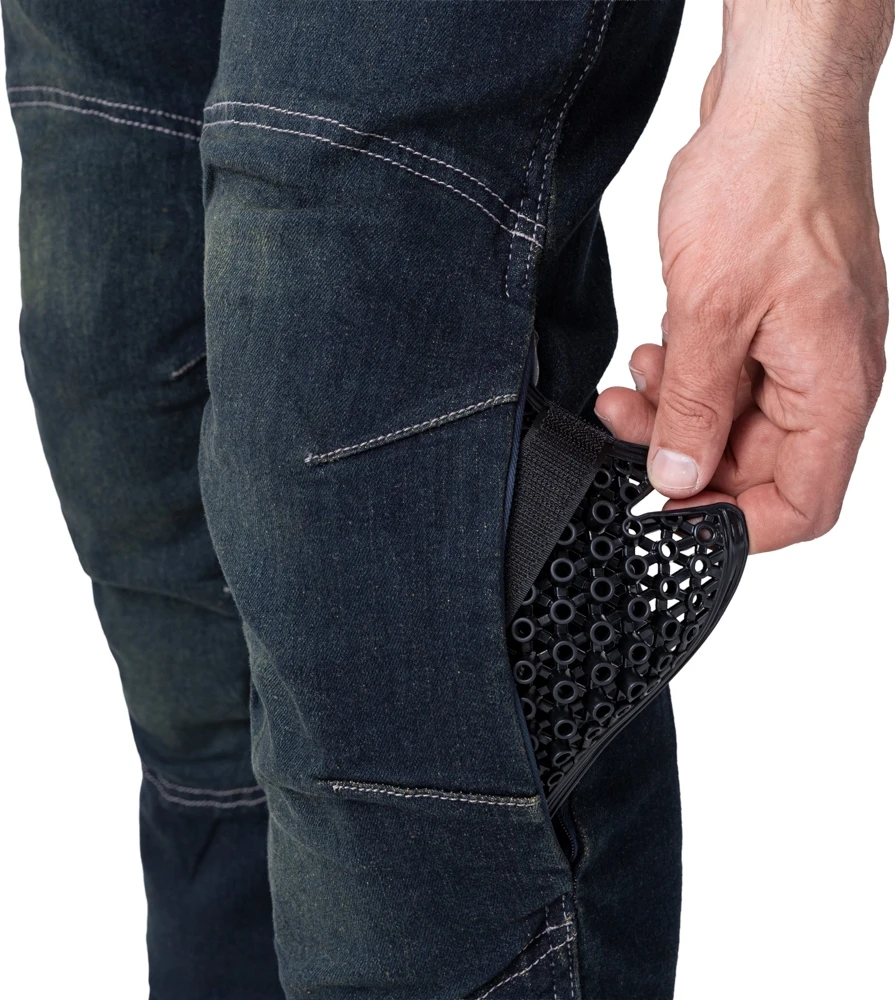 Vyriški moto džinsai W-TEC Pawted Dark