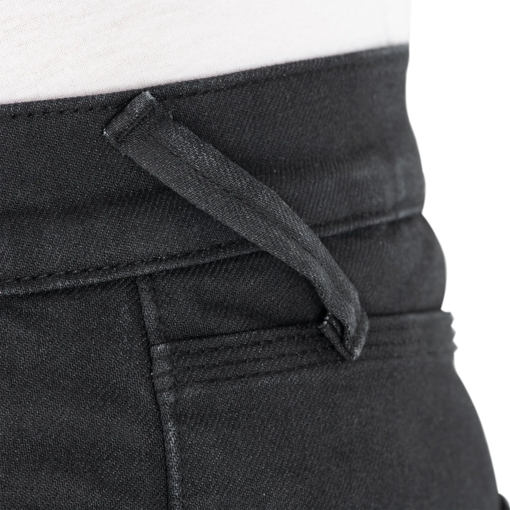 Vyriški motociklininko džinsai Oxford Original Approved CE Regular Fit juodi