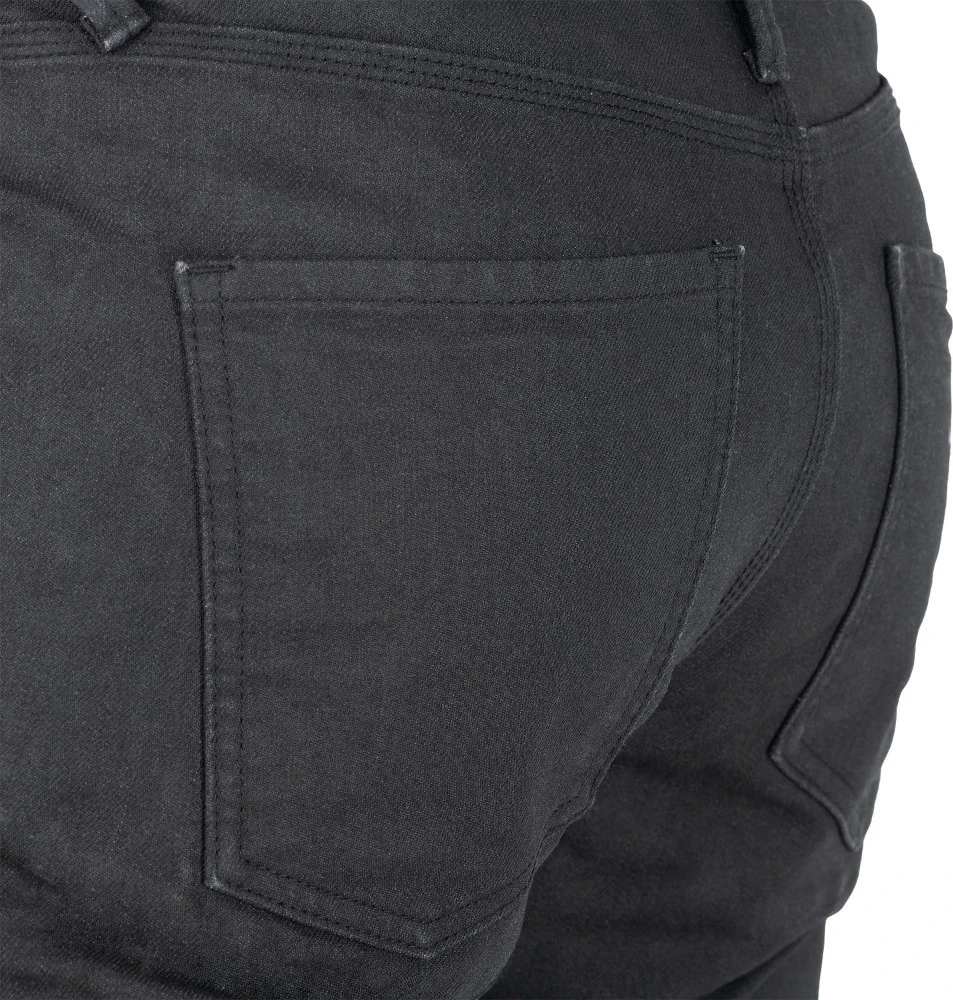 Vyriški motociklininko džinsai Oxford Original Approved CE Regular Fit juodi
