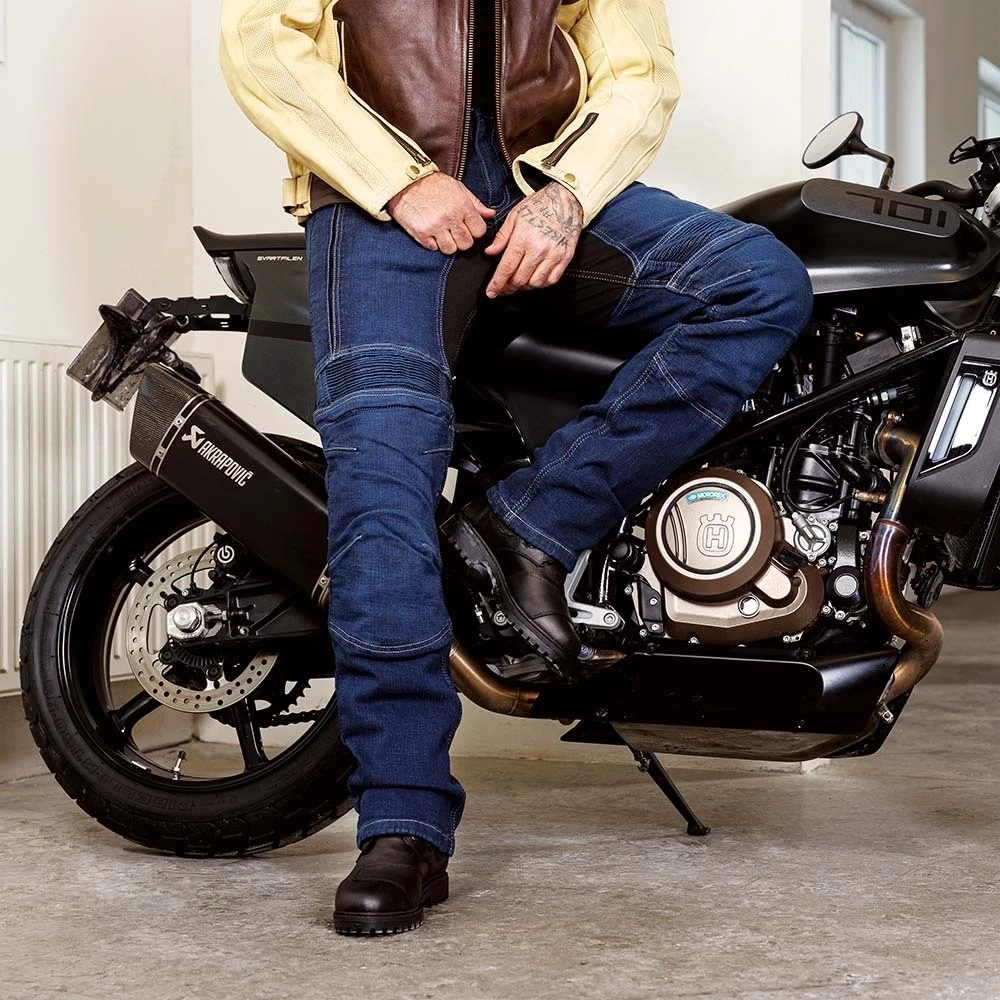 Vyriški motociklininko džinsai W-TEC Biterillo Evo