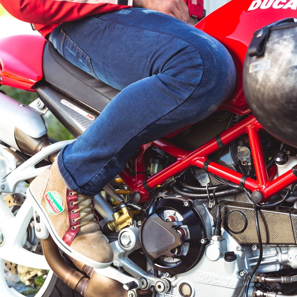 Vyriški motociklininkų džinsai W-TEC Feeldy