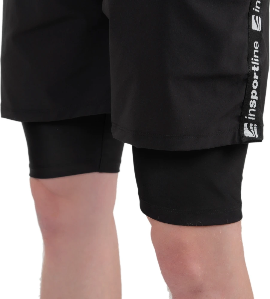 Vyriški šortai inSPORTline 2-in-1 Closefit Short