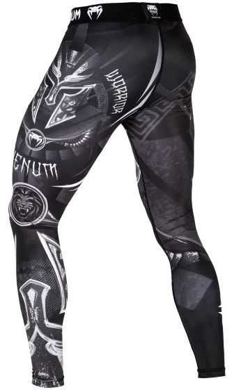 Vyriškos kompresinės tamprės Venum Gladiator 3.0 - Juodas/Baltas