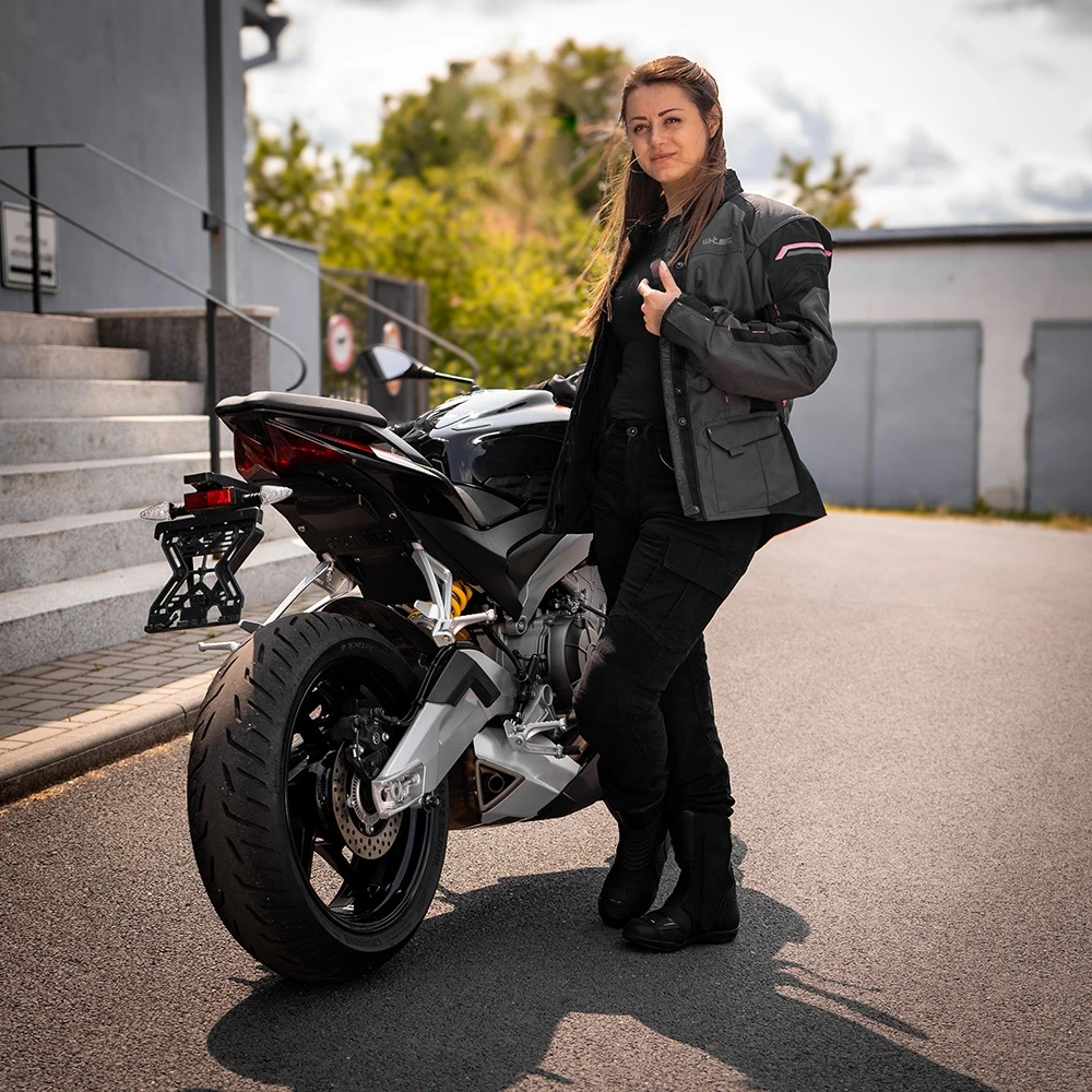 W-Tec Moteriška motociklininko striukė Barbata
