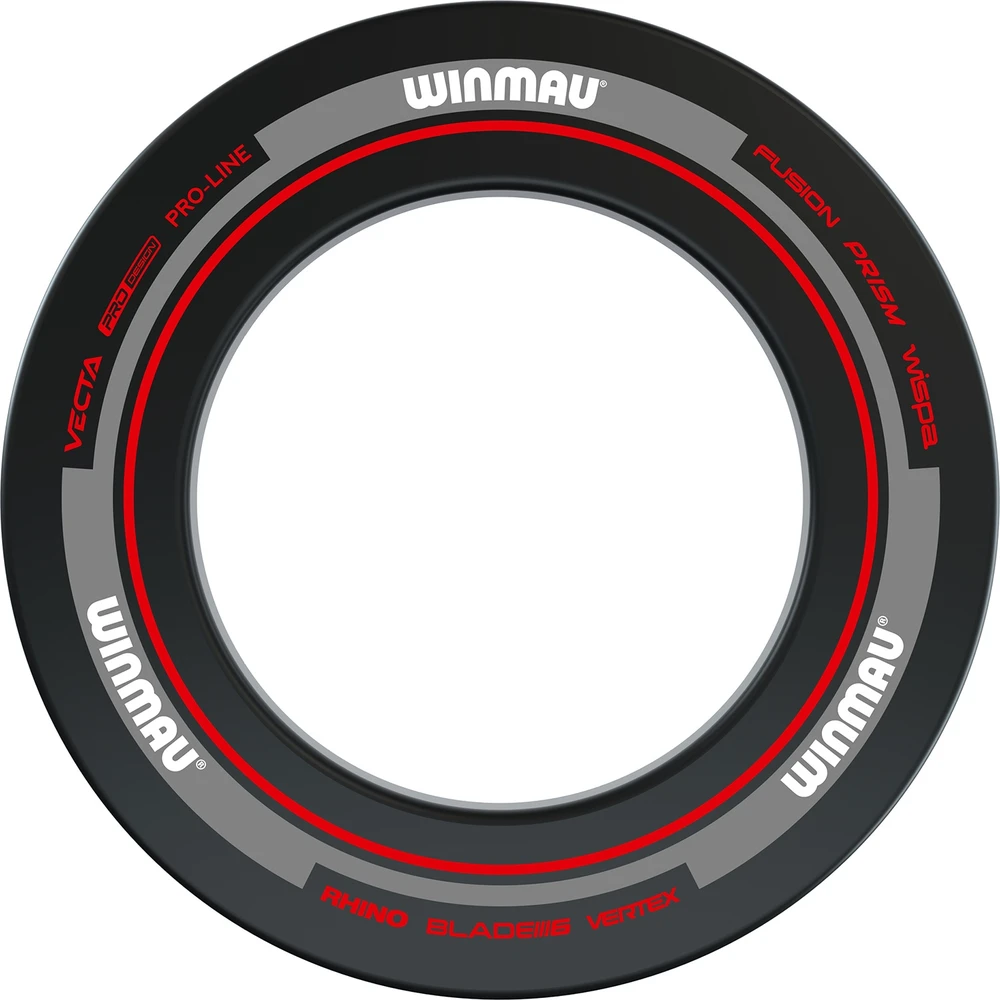 Winmau Advance smiginio lentos apsauga juoda/raudona