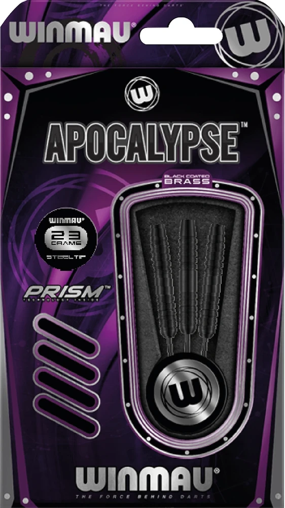 Winmau Apocalypse žalvarinės strėlės su plieniniais antgaliais 23g.