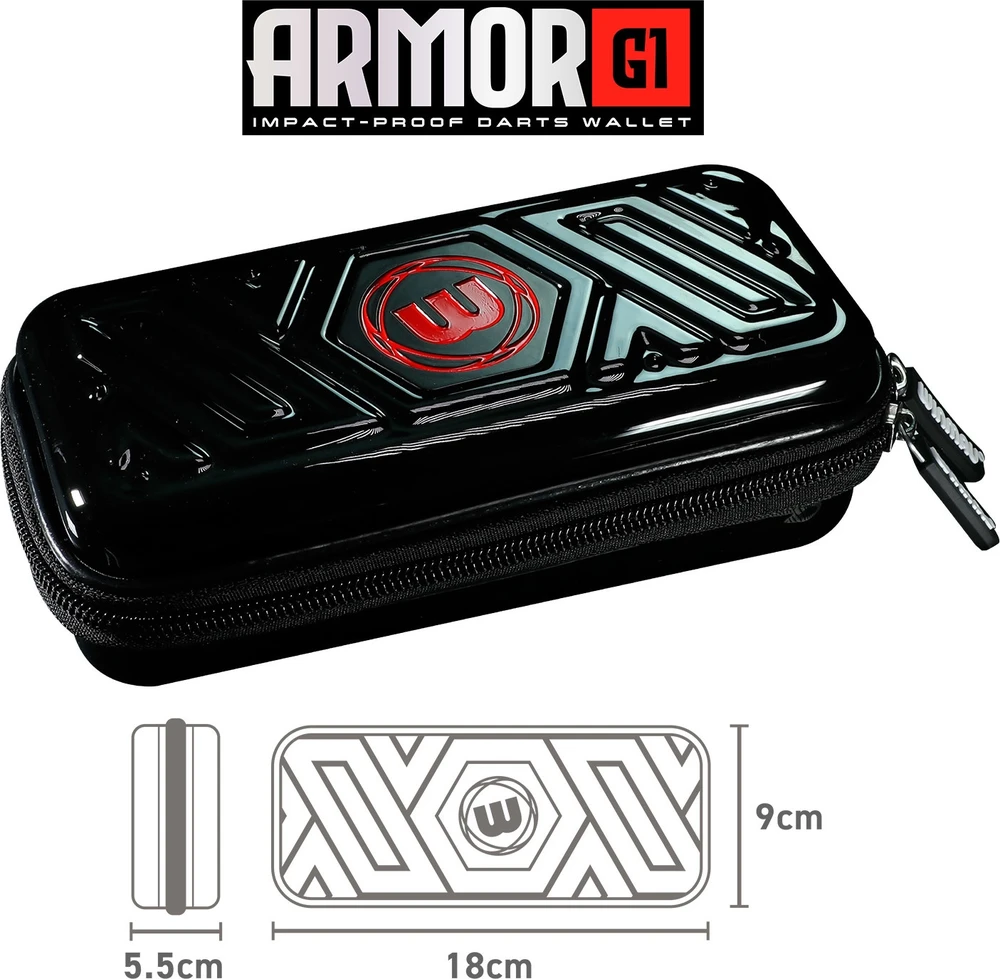 Dėklas strėlytėms Winmau Armor G1, juodas