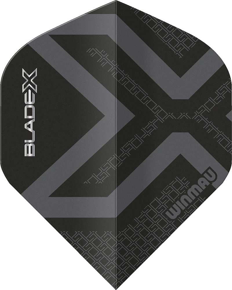 Winmau Blade X Prism Delta metalinė juoda/pilka