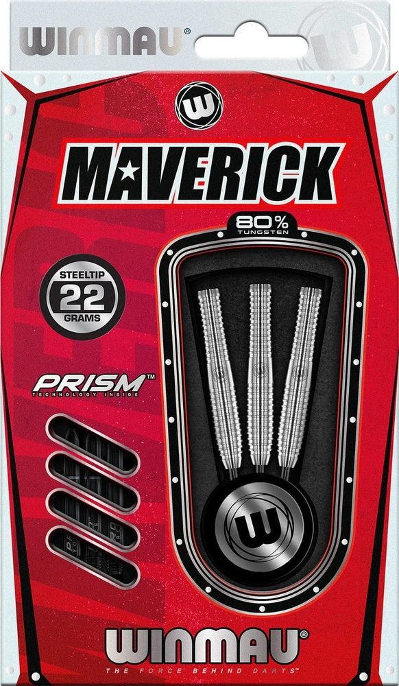"Winmau Maverick" 80% volframo plieninės strėlės