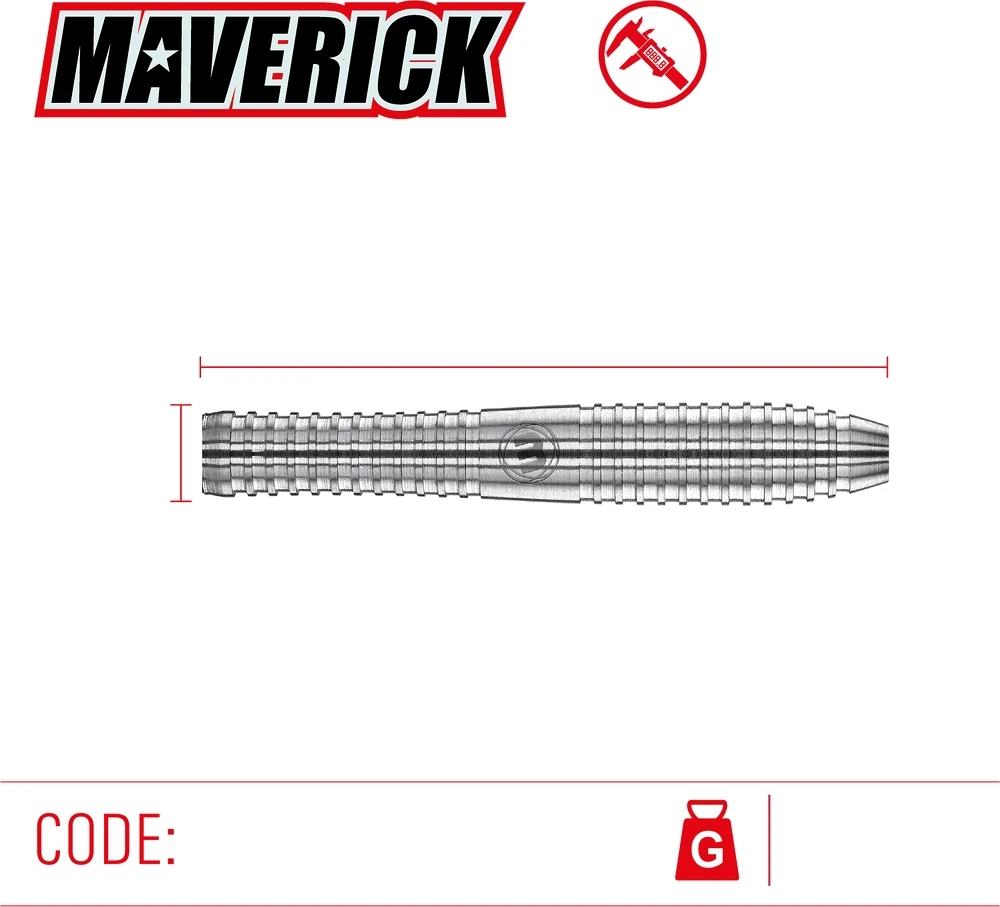 "Winmau Maverick" 80% volframo plieninės strėlės