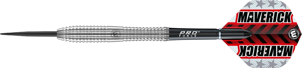 Winmau Maverick smiginio strėlytės, 80% volframo, plieno smaigalys, 24 g
