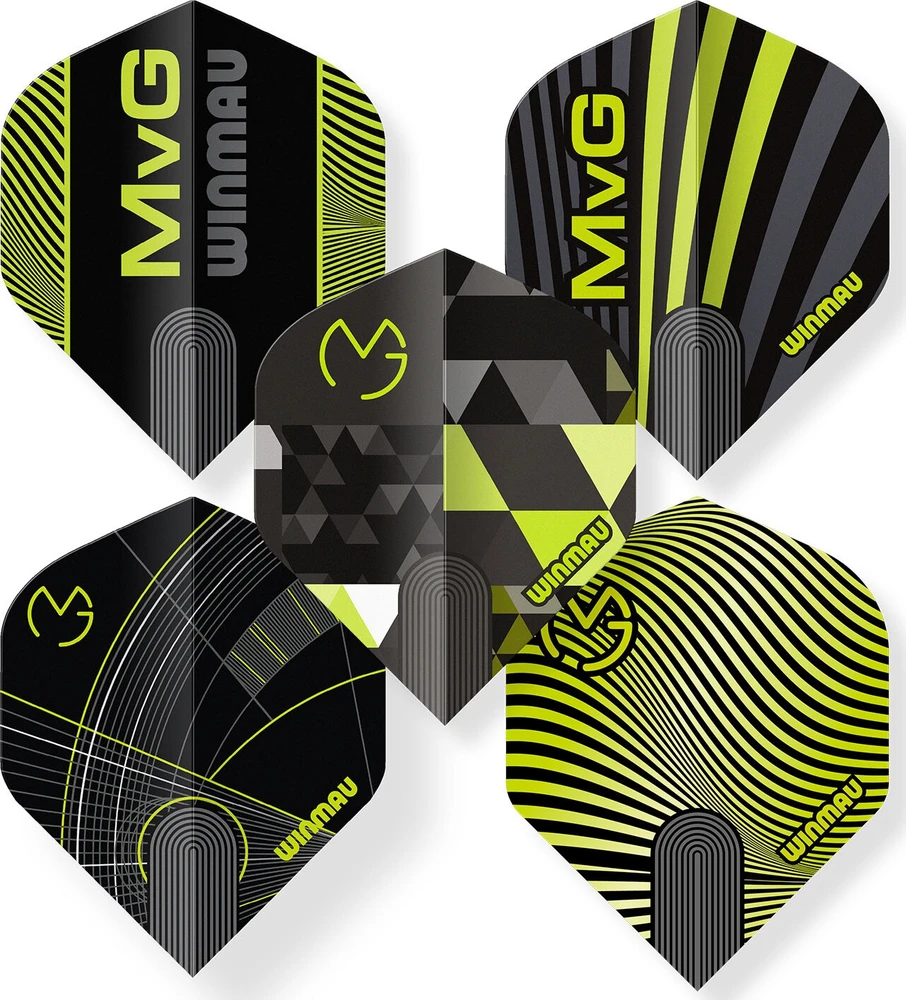 Winmau MvG Prism dartų plunksnelių rinkinys